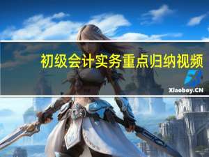 初级会计实务重点归纳视频（初级会计实务重点笔记）