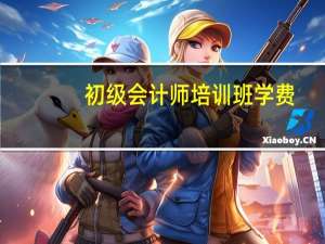 初级会计师培训班学费