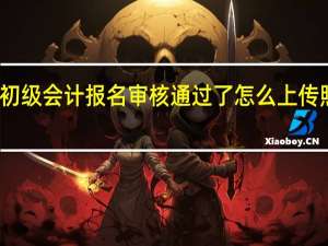 初级会计报名审核通过了怎么上传照片啊