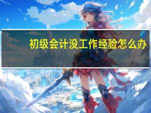 初级会计没工作经验怎么办