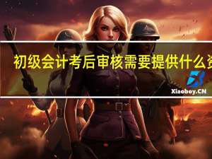 初级会计考后审核需要提供什么资料