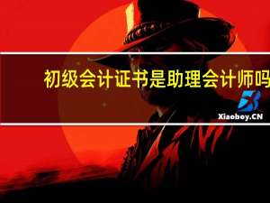 初级会计证书是助理会计师吗