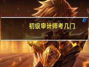 初级审计师考几门