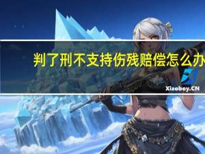 判了刑不支持伤残赔偿怎么办