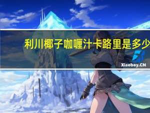 利川 椰子咖喱汁卡路里是多少