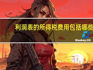 利润表的所得税费用包括哪些（利润表中的所得税费用怎么算）