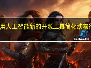 利用人工智能新的开源工具简化动物行为分析