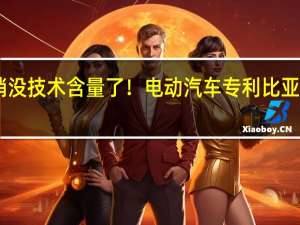 别吐槽靠营销没技术含量了！电动汽车专利比亚迪是特斯拉的15倍