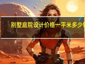 别墅庭院设计价格一平米多少钱