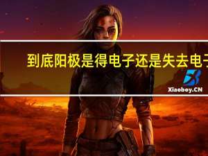 到底阳极是得电子还是失去电子