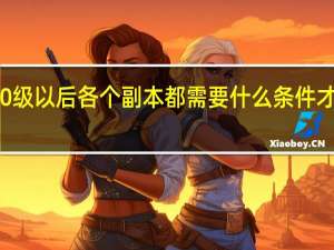 到70级以后各个副本都需要什么条件才可以进呀