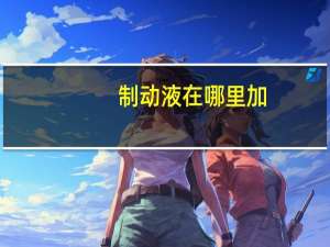 制动液在哪里加