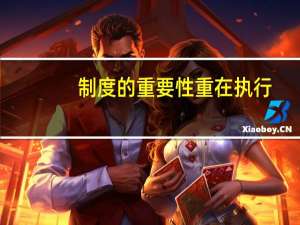 制度的重要性重在执行（制度的重要性）