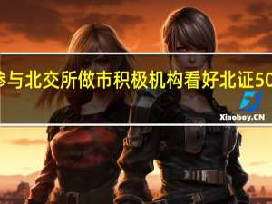 券商参与北交所做市积极 机构看好北证50指数成份股