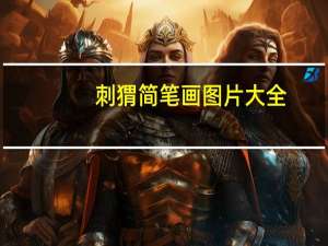 刺猬简笔画图片大全（刺猬简笔画）