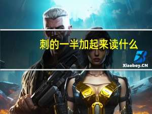刺的一半加起来读什么