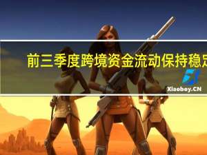 前三季度跨境资金流动保持稳定