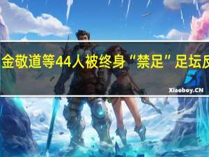 前国脚金敬道等44人被终身“禁足” 足坛反腐风暴再起