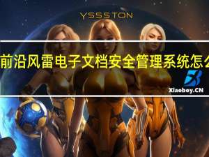 前沿风雷电子文档安全管理系统怎么卸载（前沿风雷电子文档安全管理系统）