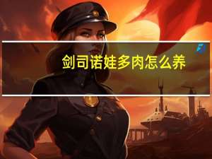 剑司诺娃多肉怎么养