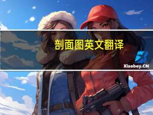 剖面图英文翻译（剖面图英文）