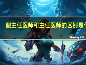 副主任医师和主任医师的区别是什么？