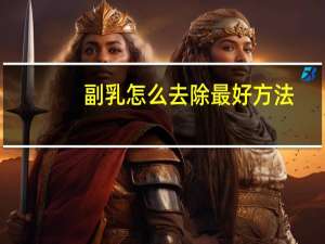 副乳怎么去除最好方法（副乳怎么去除）