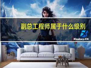 副总工程师属于什么级别