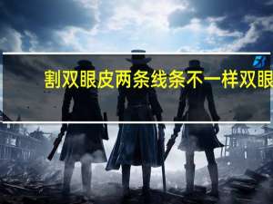 割双眼皮两条线条不一样 双眼皮一宽一窄怎么办