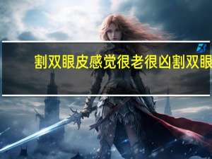 割双眼皮感觉很老很凶 割双眼皮对外貌的改变大吗