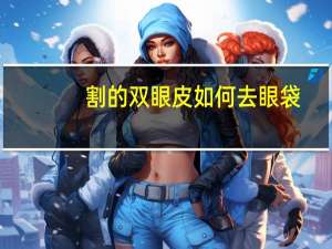 割的双眼皮如何去眼袋(切眼袋和切双眼皮哪个恢复得快)