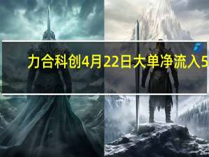 力合科创4月22日大单净流入58.47万 市值达103.75亿 一文帮你梳理