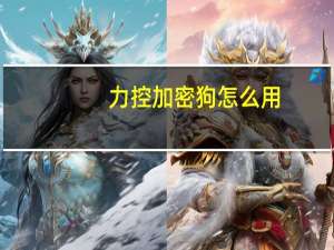 力控加密狗怎么用（加密狗怎么用）