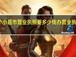 办个小超市营业执照要多少钱 办营业执照多少钱