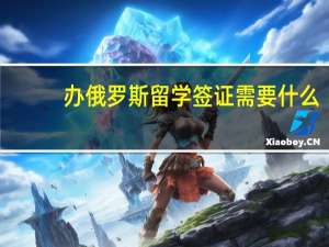 办俄罗斯留学签证需要什么