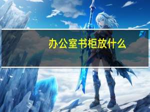 办公室书柜放什么