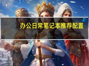 办公日常笔记本推荐配置