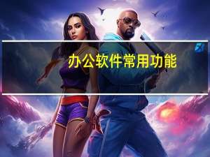 办公软件常用功能