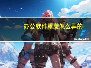 办公软件重装怎么弄的