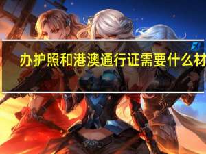 办护照和港澳通行证需要什么材料