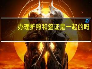 办理护照和签证是一起的吗