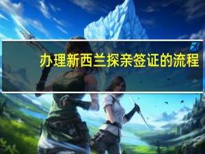 办理新西兰探亲签证的流程