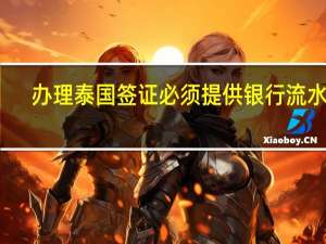 办理泰国签证必须提供银行流水吗