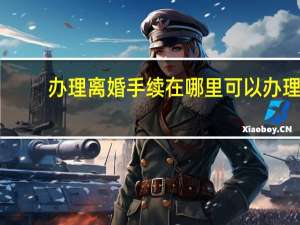 办理离婚手续在哪里可以办理