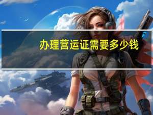 办理营运证需要多少钱