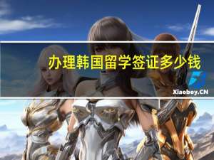 办理韩国留学签证多少钱