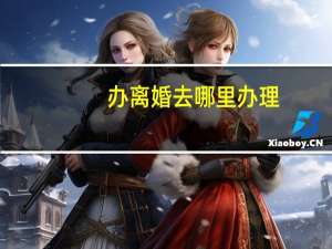 办离婚去哪里办理