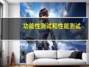 功能性测试和性能测试（性能力测试）