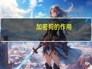 加密狗的作用（加密狗）