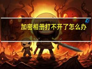 加密相册打不开了怎么办（加密相册）
